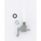 Robinet Essence Cyclo Alu M10X100 Sortie inf&eacute;rieure 6mm tout m&eacute;tal - MBK Motob&eacute;cane Peugeot