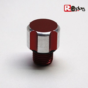 Bouchon Huile Moteur Moto 50cc Minarelli AM6 Alu Rouge