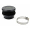 Filtre Air Carenzi Mousse Droit Ø50mm Court Type PWK Noir