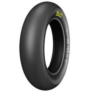 Pneu PMT Slick 120/80R12 Soft - Arri&egrave;re Pit Bike / Dirt Comp&eacute;tition