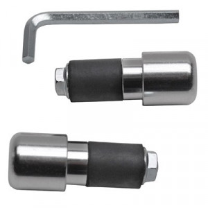 Embout de Guidon Replay Cylindrique Poli - Paire