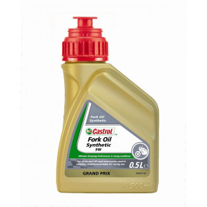 Huile de Fourche Racing 5W Light Castrol Fork Oil Synthetic Moto Scooter (500ml)