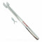 Barre de Renfort EBR Peugeot 103 Chromé Ovale Droite 515 à 550mm (Raidisseur Cadre) - Italy