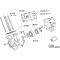 Carter Moteur Cyclo Polini MBK 51 Nu + Boite a Clapet 15 / 19 (sans Roulement)