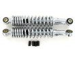 Amortisseur Cyclo Entraxe 320mm R&eacute;glable Chrom&eacute; Peugeot / MBK / Motob&eacute;cane - Paire