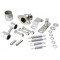 Kit Fixation Pot Doppler ER1 Peugeot 103 RCX / SPX (Bras Carr&eacute;) + Rotule et Patte