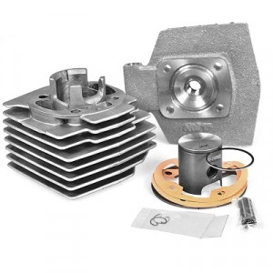 Haut Moteur MVT MBK 51 AV10 - Cylindre G1 Alu S-Race Complet HM34 (Piston+Culasse)