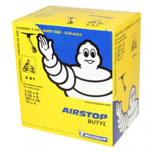 Chambre &agrave; Air 8 Pouces 3.50 a 4.00x8 Michelin 8B1 Valve Coud&eacute;e 150&deg;