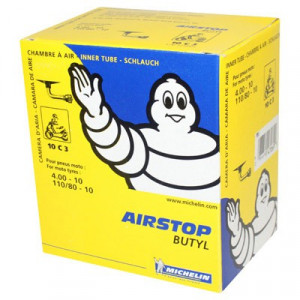 Chambre &agrave; Air 10 Pouces 4.00x10 a 110-80x10 Michelin 10C3 Valve Coud&eacute;e 90&deg;