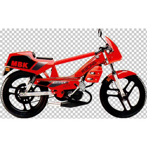 Stylo retouche Peinture Rouge "CHAPPY RED" MBK CPR / Yamaha E1 (12ml)