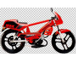 Bombe Peinture Rouge "CHAPPY RED" MBK CPR / Yamaha E1 (Spray 150ml)