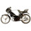 Bombe Peinture Noir Paillet&eacute; "BLACK 2" MBK Motob&eacute;cane BL2 / Yamaha 4B (Kit Spray 2x400ml)
