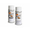 Bombe Peinture Noir Pailleté "BLACK 2" MBK Motobécane BL2 / Yamaha 4B (Kit Spray 2x400ml)