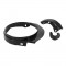 Cache Courroie / Protection Variateur Noir Complet MBK 51 Super / 881 / Motobécane 88 / 85 / 89 (Avec pattes)