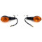 Paire de Clignotant MBK 51 Phenix Kansas Dakota Orange Avant Arrière