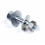 Boulon Axe Fixation Sup Amortisseur avec &Eacute;crou MBK 51 S T VS VLC / Inf Motob&eacute;cane AU AV 89 SPR &Oslash;8x100 Lg 39mm