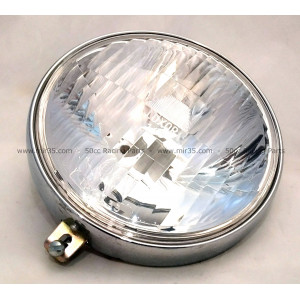 Optique de Phare / Projecteur Cyclo Complet MBK 881 '99 / Swing / Hard Rock Traizet + Porte Chrom&eacute;e // Remplac&eacute; par 63396