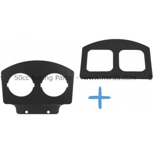 Kit Tableau de Bord Noir + Mousse MBK 51 Magnum Racing Support Compteur - Qualit&eacute; Origine