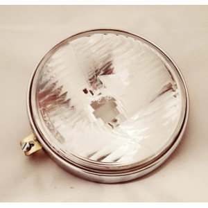 Optique de Phare MBK51 Swing Rond 145mm cerclage Chrome (LUXOR 145) // Remplac&eacute; par 63396