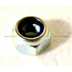&Eacute;crou Nylstop M8x100 Axe Moteur / Repose Pieds / Amortisseur MBK 51 Magnum Swing Club Evasion Passion - Origine OEM