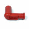 Capuchon Bougie Antiparasite Compétition Champion 5 Ohms Rouge Silicone - Montage sans Olive