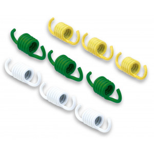 Ressort Malossi pour Embrayage Delta Clutch MBK Booster Nitro (3 Blancs + 3 Jaunes + 3 Verts)