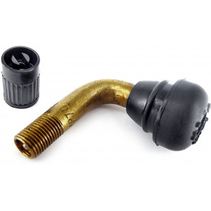 Valve Pneu Coud&eacute; Tubeless Standard PVR70 Auto Moto Scooter H25mm Lg 30mm