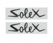 Autocollant Decor droite ou Gauche Solex Lettre Noir