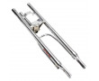 Fourche Cyclo Peugeot 103 MV MVL Vogue Chrono 16/17P Chrom&eacute; Type Origine (Livr&eacute; sans T&eacute; sup)