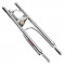 Fourche Cyclo Peugeot 103 MV MVL Vogue Chrono 16/17P Chromé Type Origine (Livré sans Té sup)