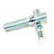 Goujon de fixation M6x30 (lg 8/18) Acier universel pour Pot d'&eacute;chappement, Pipe admission (Paire)