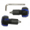 Embout de Guidon Replay Roller Noir-Bleu - La Paire