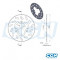 Disque Frein Arri&egrave;re NG Derbi Senda R-SM / XP6 2002-> / MRT / SMT / RCR / RX / SX (d.180)