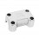 Pontet  Fixation de Guidon Double MBK 51 Magnum Racing Passion Rock (Logo MBK)