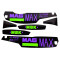 Kit D&eacute;co MBK 51 Mag Max 1 90-93 Violet pour Noir Paillet&eacute;