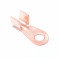 Cosse de Masse Cuivre Ronde &Oslash; 6mm 50A pour tresse / C&acirc;ble section 4 &agrave; 10mm