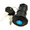 Bouchon de r&eacute;servoir Essence &agrave; cl&eacute; Peugeot 103 r&eacute;servoir 5L Vogue SP SPX RCX - &Oslash;28mm &agrave; pousser (antivol)