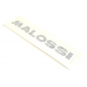 Autocollant Malossi Noir Lettrage d&eacute;coup&eacute; 14cm