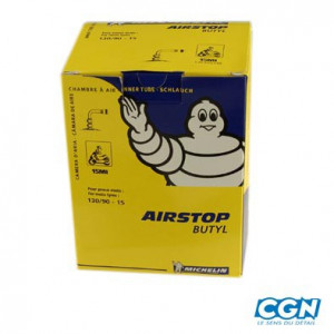 Chambre &agrave; Air 15 Pouces 4.50X15 - 130 / 90X15 Michelin (15MI) Valve Coud&eacute;e 90&deg;