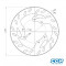 Disque Frein M&eacute;caboite Avant NG Derbi Senda R SM / DRD 2002-> / DT50 / XLimit SM03-> / SMT