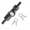Raccord de Couplage Rapide Durite Essence Noir &Oslash; 5-6mm - Connecteur