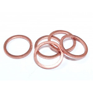 Rondelle Joint Cuivre &Oslash; 12mm &eacute;p. 1.5mm 12x16x1.5mm - Joint de Vidange (Unit&eacute;)