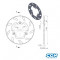 Disque Frein Arri&egrave;re NG Beta RR50 / Rieju Spike / RJ50 185mm