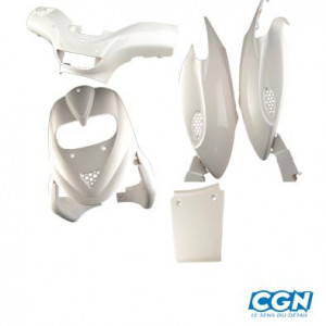 Kit Carrosserie Gilera Stalker Blanc (Pack Origine 5 Pi&egrave;ces)