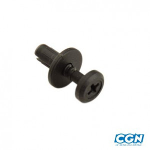 Rivet Filet&eacute; Plastique Noir &Oslash; 5.8 (X1) Pour Car&eacute;nage / Carrosserie