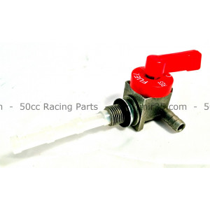 Robinet Essence MBK 51 Renforc&eacute; avec Indicateur de Position - Rouge &Oslash; 10x100