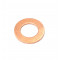 Rondelle Joint Cuivre Ø 10mX 18mm - Vidange Boite Derbi Senda / GPR Euro 2 et 3 (X1)
