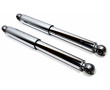 Amortisseur Cyclo Lisse 320mm Chrom&eacute; Type Sebac - Mobylette MBK Motob&eacute;cane Peugeot 103 (La Paire)