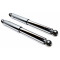 Amortisseur Cyclo Lisse 320mm Chrom&eacute; Type Sebac - Mobylette MBK Motob&eacute;cane Peugeot 103 (La Paire)