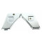 Porte de Boite a Outils Chromé Peugeot 103 VS LS LVS SP SPB SPR Réservoir 3L7 (Métal - la Paire)